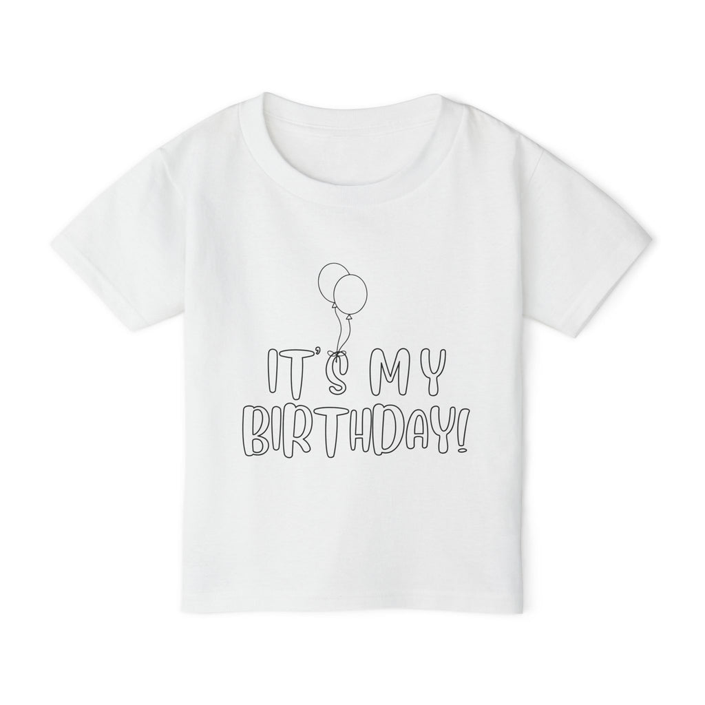 Birthday Celebration Toddler T-shirt, Its My Birthday Shirt, Kids Birthday Tee, Toddler Party Outfit, Fun Gift for Little Ones